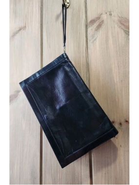MCM LOU TAYLOR Envelope Accordion Clutch, Good Condition